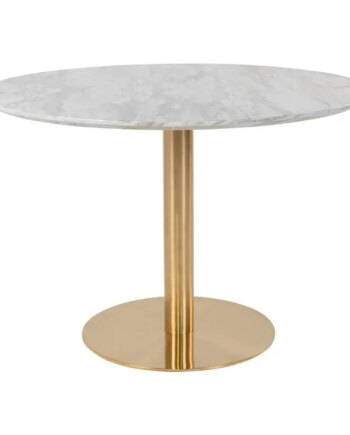 Spisebord Med Top Marmor Look Ben Messing Look ø110x75cm 2201142
