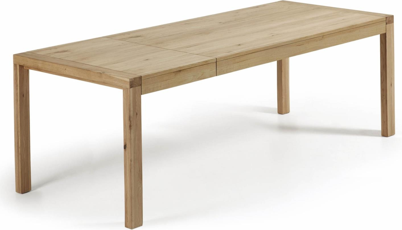 Spisebord Med Udtræk Kave Home Briva 200x100 Natur Egetræ