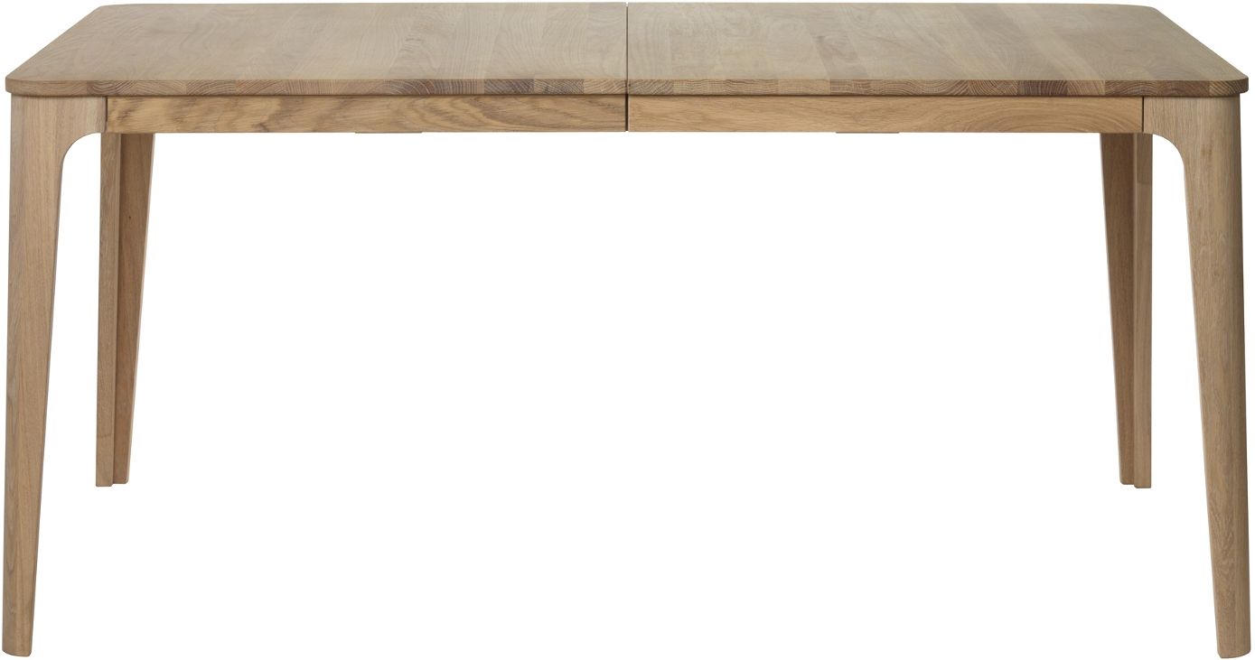 Spisebord Med Udtræk Nordique Design Amalfi Natur Egetræ Sort Metal L160 210b90h74