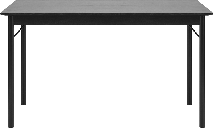 Spisebord Nordique Design Savona Sort Egetræ Metal 140x90