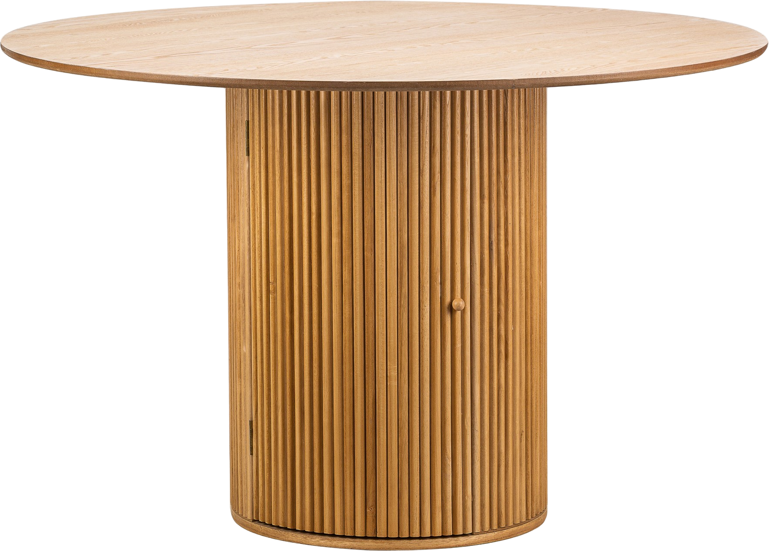 Spisebord Nordlys Furniture Havana6p ø120 Natur Massivt Fyrretræ Søjlefod Fsc Certificeret