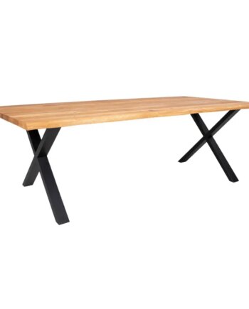 Spisebord Olieret Med Bølget Kant Forberedt Tillægsplader 240x95xh75 2201560