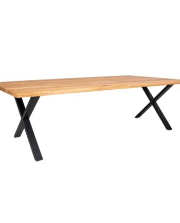 Spisebord Olieret Med Bølget Kant 300x100xh75cm 2201520