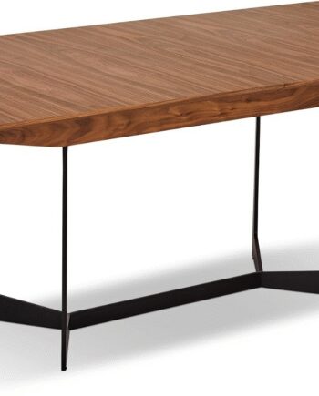 Spisebord Raymond   Hallmark Kendal Valnød Med Butterflyplade 100 250 Metalben