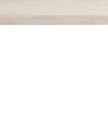 Spisebord Rowico Brooklyn Hvidkalket Massiv Med Sorte Metalben L170b95 Fsc