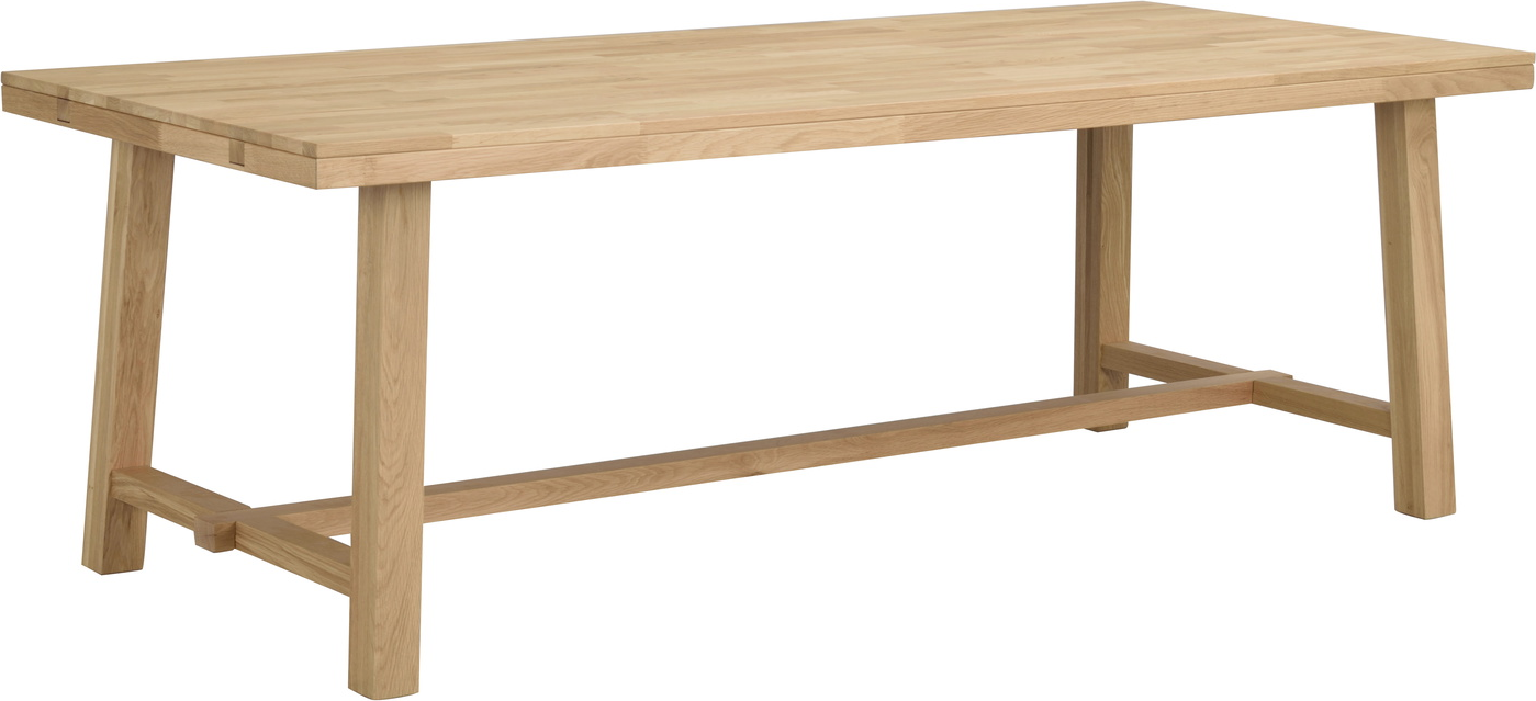 Spisebord Rowico Brooklyn 220 Massiv Med Børstet Lakeret Finish Fsc Certificeret