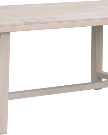 Spisebord Rowico Brooklyn 170x95x75 Hvidkalket Olieret Massivt Egetræ Fsc 100 Certificeret