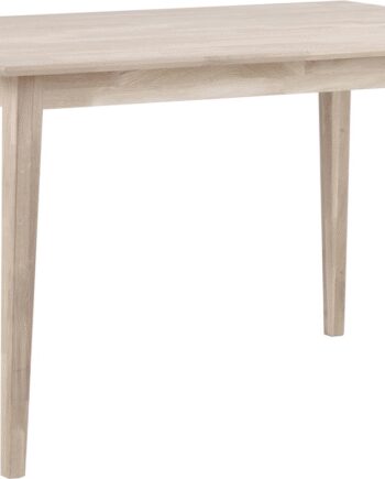 Spisebord Rowico Filippa Fingersamlet Fsc Certificeret Massiv Egetræ Hvidkalket 140x90 Udvides Til 240