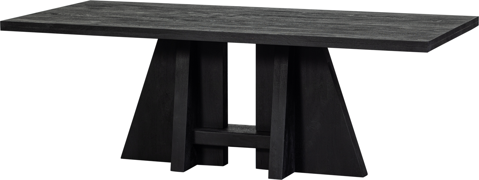 Spisebord Woood Collection Kean Mat Sort Mangotræ Plankebord 100x220
