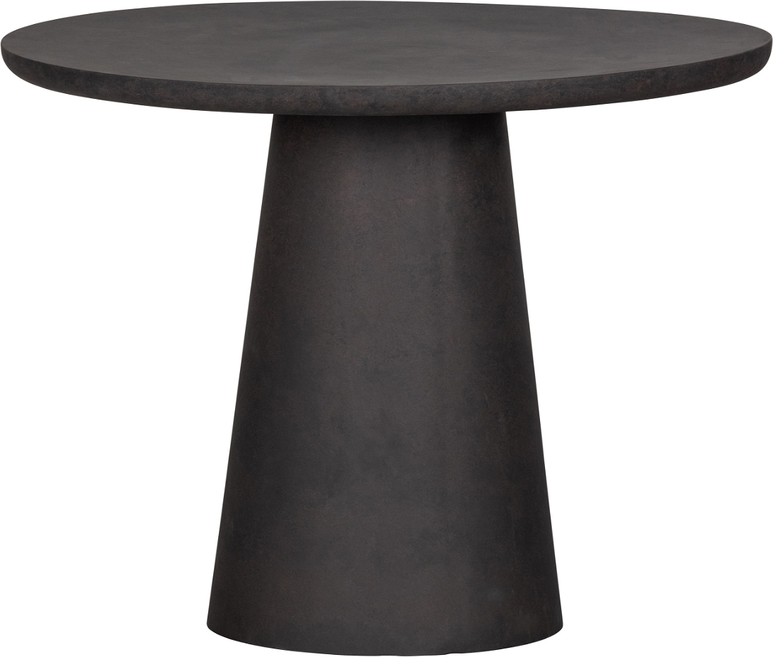 Spisebord Woood Damon Beton Look Fiberlera ø100 H76 Brun