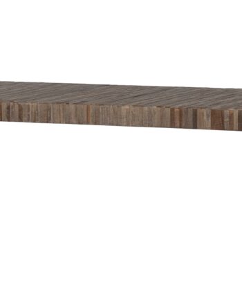 Spisebord Woood Exclusive Maxime Genbrugsteak Med Mat Sorte Ben 22090