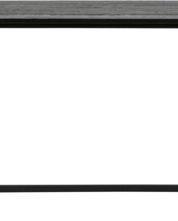 Spisebord Woood Exclusive Silas Fsccertificeret Sort Ask Med Sort Metalstel 220x90x75
