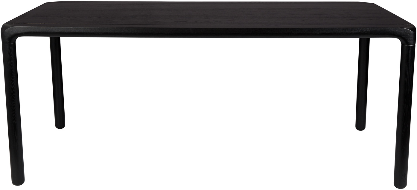 Spisebord Zuiver Storm Rektangulært Sort Asketræ 180x90x75