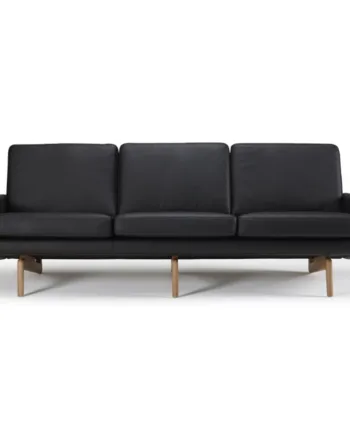 Springfield Personers Sofa  Sort Læder