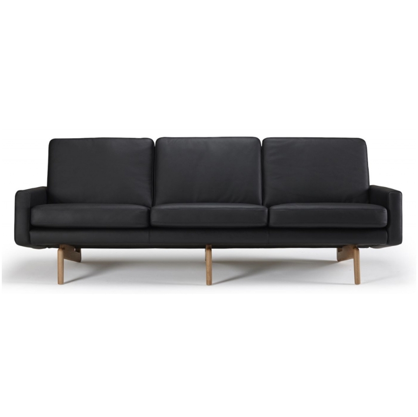 Springfield Personers Sofa Sort Læder