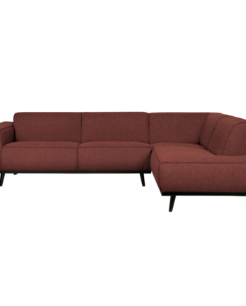 Statement Hjørnesofa Højrevendt Boucle Chestnut