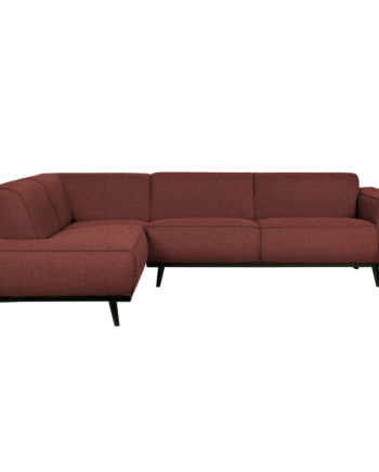 Statement Hjørnesofa Venstrevendt Boucle Chestnut