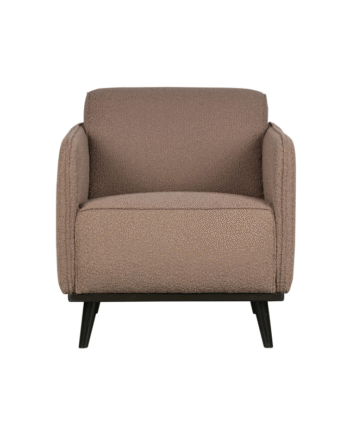 Statement Lænestol Boucle Nougat