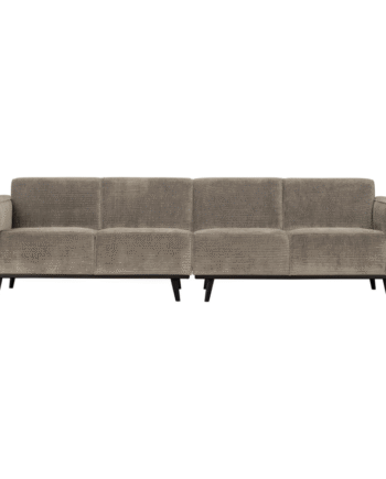 Statement Pers Sofa 280 Flat Rib Clay