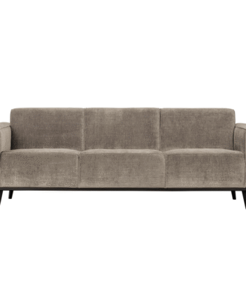 Statement Pers Sofa 230 Flat Rib Clay
