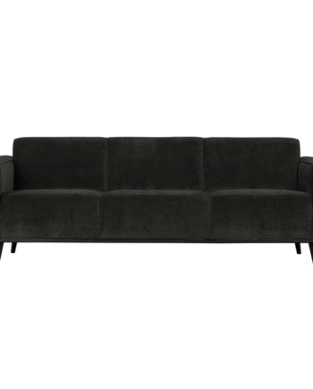 Statement Pers Sofa 230 Flat Rib Graphite