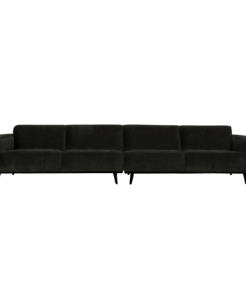 Statement Pers Sofa 372 Flat Rib Graphite