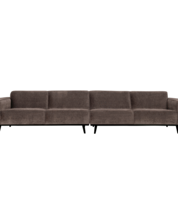 Statement Pers Sofa 372 Flat Rib Taupe
