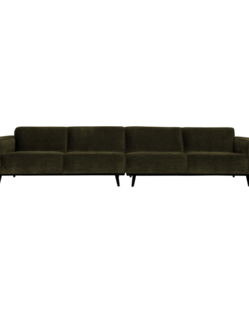 Statement Pers Sofa 372 Flat Rib Warm Green