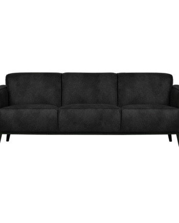 Statement Pers Sofa 230 Suedine Black