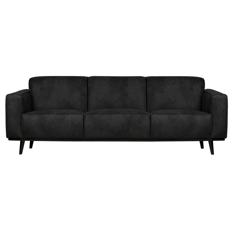 Statement Pers Sofa 230 Suedine Black