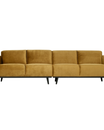 Statement Pers Sofa 280 Velour Honey Yellow