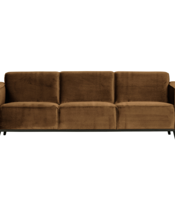 Statement Pers Sofa 230 Velour Honey Yellow