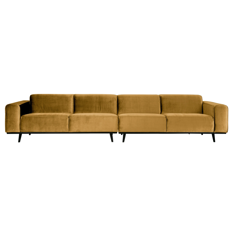 Statement Pers Sofa 372 Velour Honey Yellow