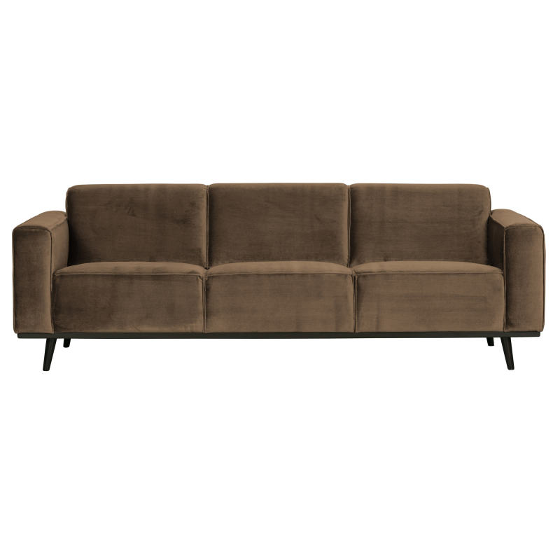 Statement Pers Sofa 230 Velour Taupe