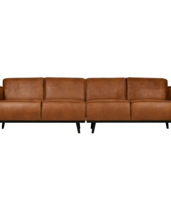 Statement Pers Sofa 280 økolæder Cognac