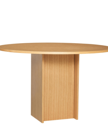 Straight Spisebord Rund Natur