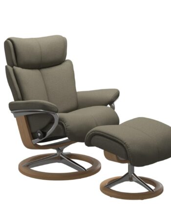 Stressless Magic Lænestol Fodskammel Med Signature Stel