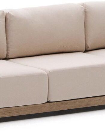 Udendørs Personers Sofa Kave Home Ambra Fsc Akacietræ Beige H77 B85 D249