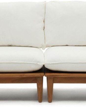 Udendørs Personers Sofa Kave Home Portitxol Modulær Teak Natur