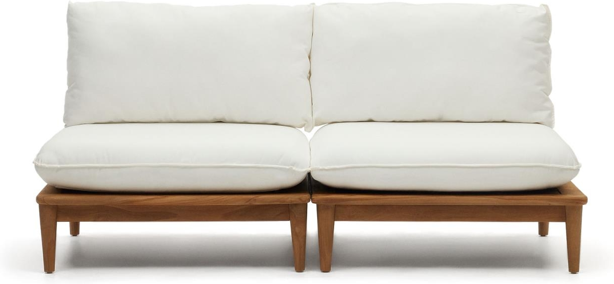 Udendørs Personers Sofa Kave Home Portitxol Modulær Teak Natur