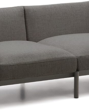 Udendørs Personers Sofa Kave Home Sorells Grafit Aluminium Modulær Loungesofa