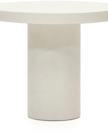 Udendørs Spisebord Kave Home Aiguablava Cementbord H7490 Hvid
