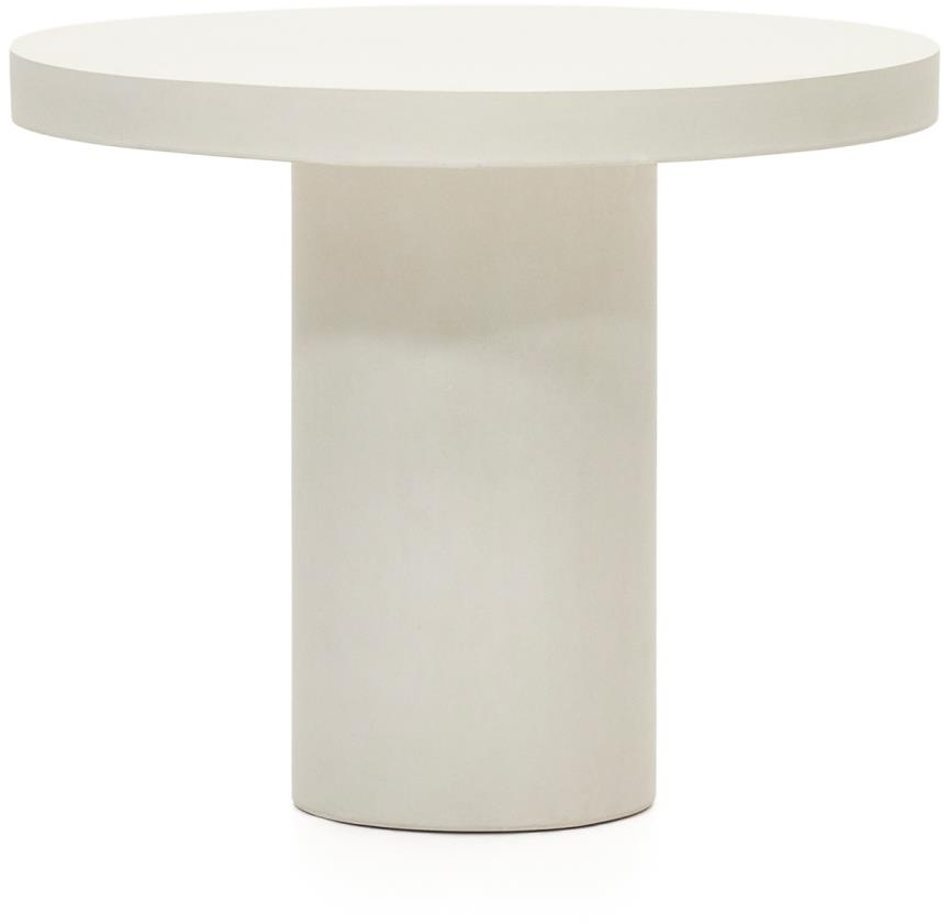 Udendørs Spisebord Kave Home Aiguablava Cementbord H7490 Hvid
