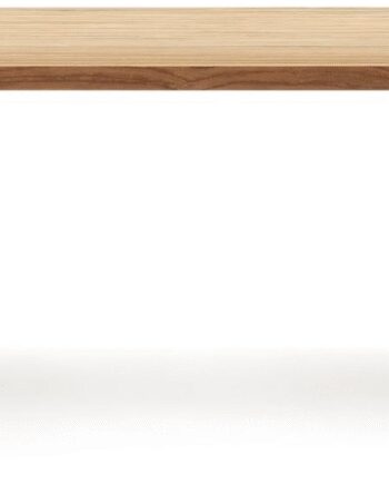 Udendørs Spisebord Kave Home Canadell Massiv Genanvendt Teak Natur 180x90