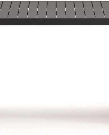 Udendørs Spisebord Kave Home Culip Aluminium Grå 180x90 Havemøbel