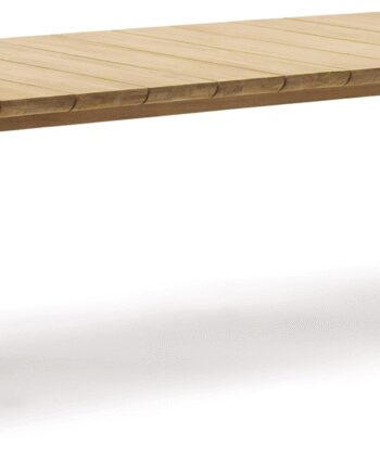 Udendørs Spisebord Kave Home Icaro Massivt Fsc Teak 280x112 Til Personer