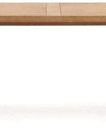 Udendørs Spisebord Kave Home Maset Fsc Massivt Eukalyptustræ Natur 100x225
