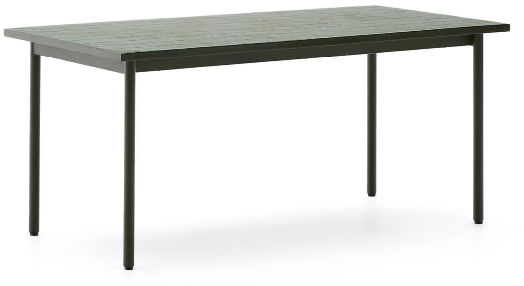 Udendørs Spisebord Terrassebord Kave Home Maurina 18291 Grøn