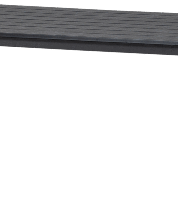 Udendørs Spisebord Woood Collection Veerle 220x100 Antracit
