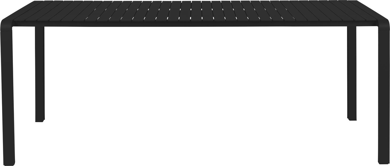 Udendørs Spisebord Zuiver Vondel Antracit Aluminium 214x96 Havebord